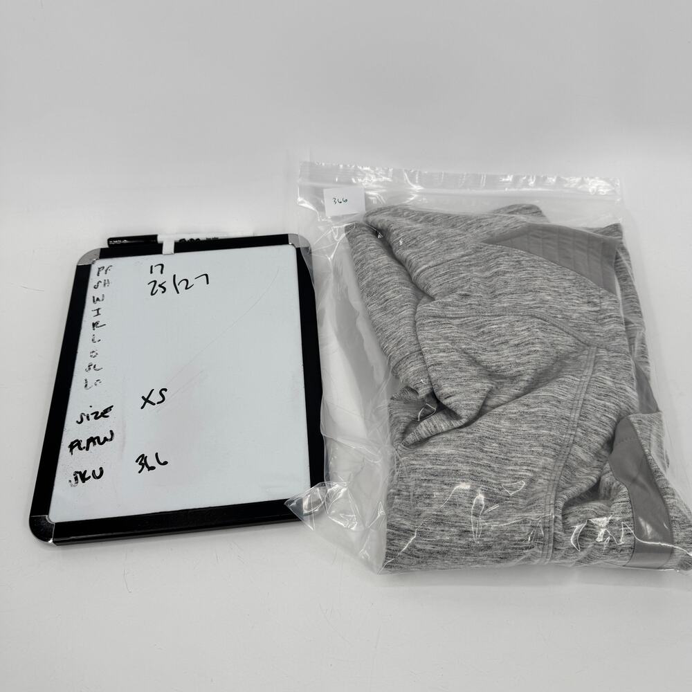 Athleta Jacket Womens XS Gray Stronger Vest Fleece Lined Full Zip Activewear - Picture 7 of 7
